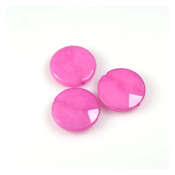 Jadeit fasetowany barwiony w kolorze różowym - 1 szt