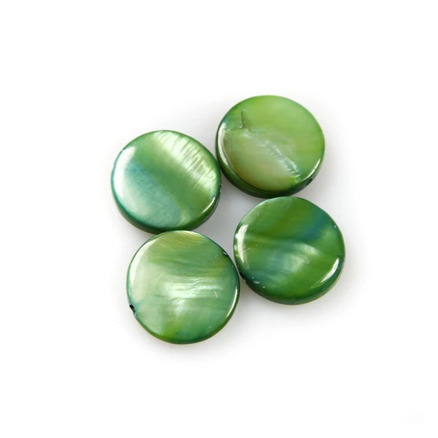Masa perłowa - pastylka w kolorze zielonym- 1 szt