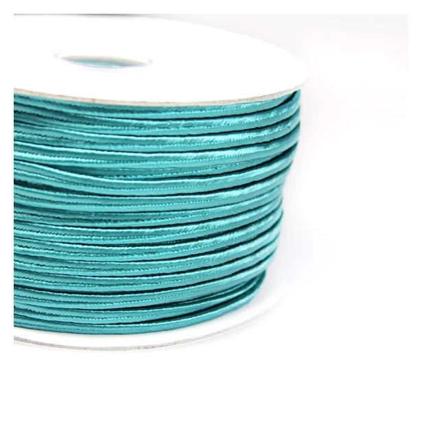 Chiński sznurek sutasz w kolorze turkusowym - 1m