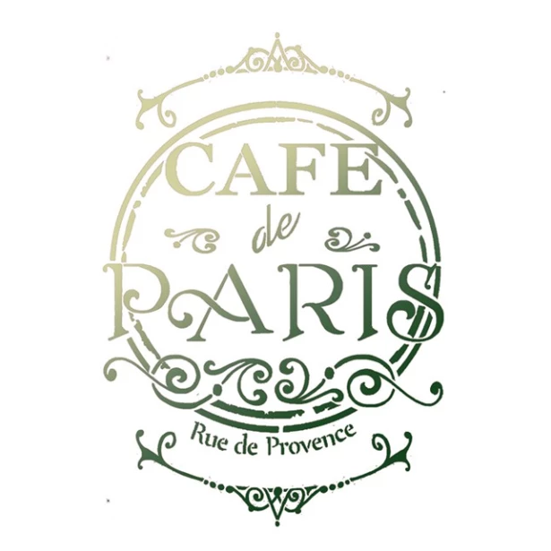 Szablon A4  Cafe  de Paris