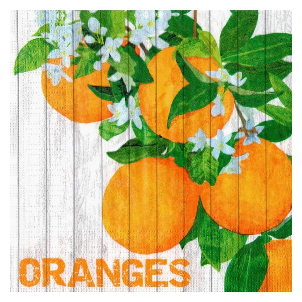Serwetka - pomarańcze