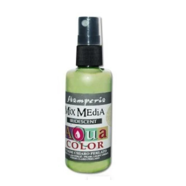 Mgiełka w spray'u MIX MEDIA 60 ml  metaliczny jasny zielony