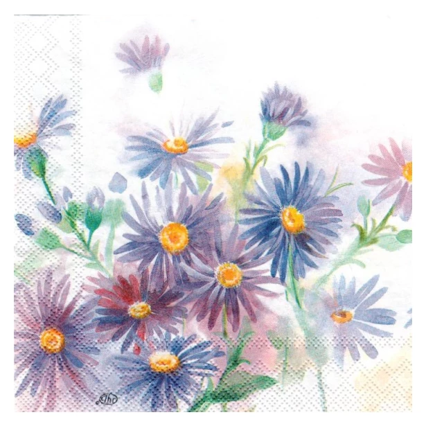 Serwetka - kwiatki