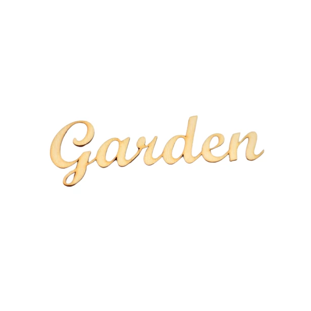 Napis Garden 15x5cm