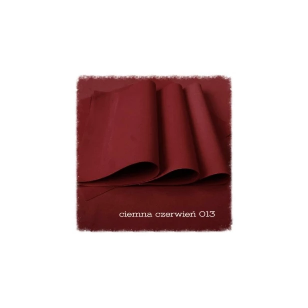 Foamiran irański- pianka 60x70cm ciemna czerwień