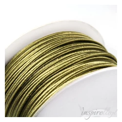 Chiński sznurek sutasz w kolorze oliwkowym - 1m