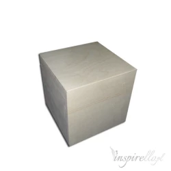 Drewniane pudełko  kwadratowe -  15,5x15,5x15,5 cm