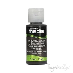 Farba zmywalna anitquing cream -  black   29,6 ml