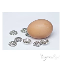 Biżuteryjne zakończenia do jajek, pisanek  20 mm - ZESTAW 10 sztuk