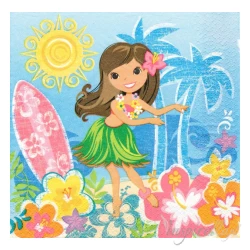 Serwetka - dziewczynka na Hawajach