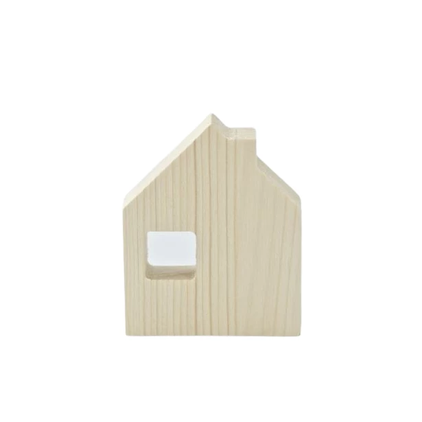 Domek mały z okienkiem - drewno  grubości 2cm.,   wys. 10cm