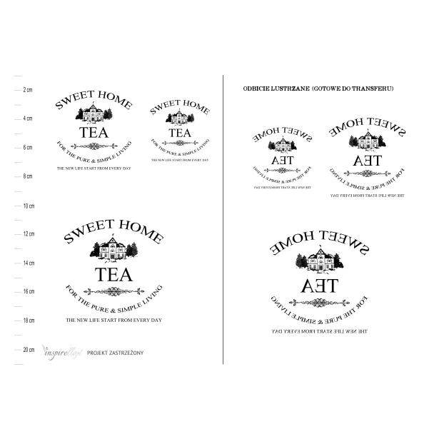 Papier decpupage:  kuchnia herbata - tea