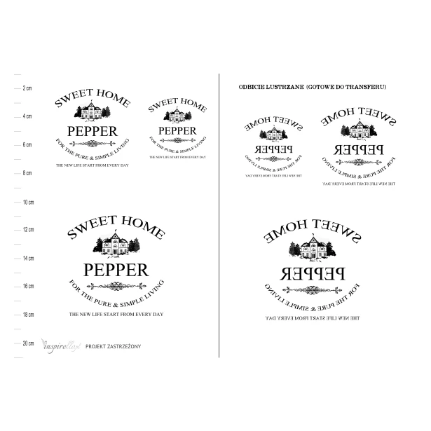 Papier decpupage:  kuchnia  sweet home pepper pieprz