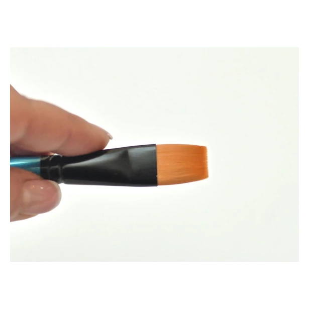 Pędzel płaski do przyklejania serwetek, farb akrylowych i kleju (20 mm)