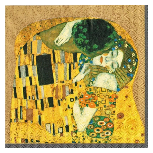 Serwetka - Klimt - pocałunek