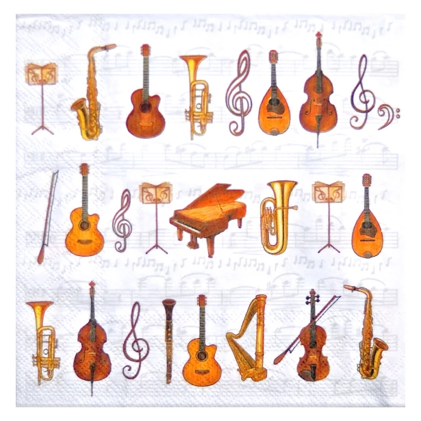 Serwetka - instrumenty muzyczne