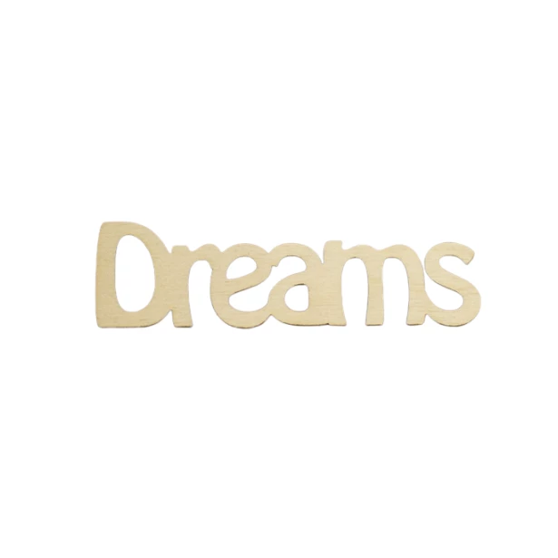 Napis: Dreams 6,6x2cm