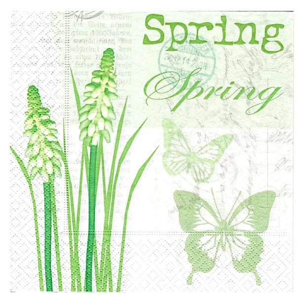 Serwetka  - kwiaty spring