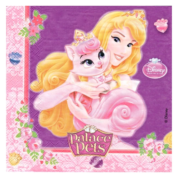 Serwetka - księżniczka Disney'a Palace Pets - 4 księżniczki
