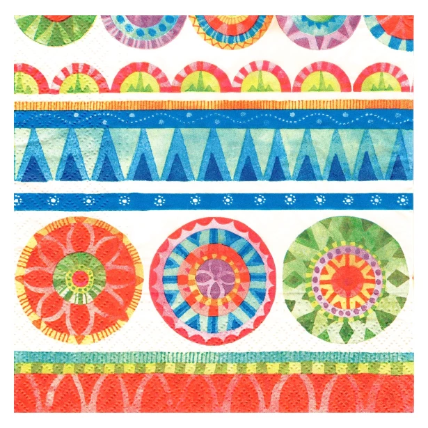 Serwetka - ornament kolorowy