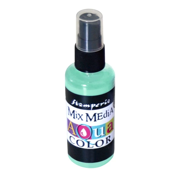 Mgiełka w spray'u MIX MEDIA 60 ml  ZIELEŃ AKWAMARYNA