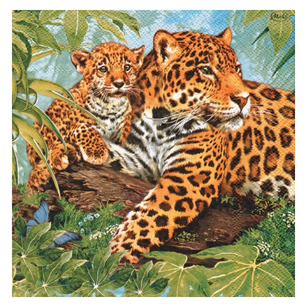 Serwetka - tygrysy
