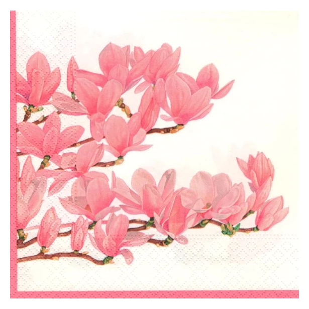 Serwetka - magnolie