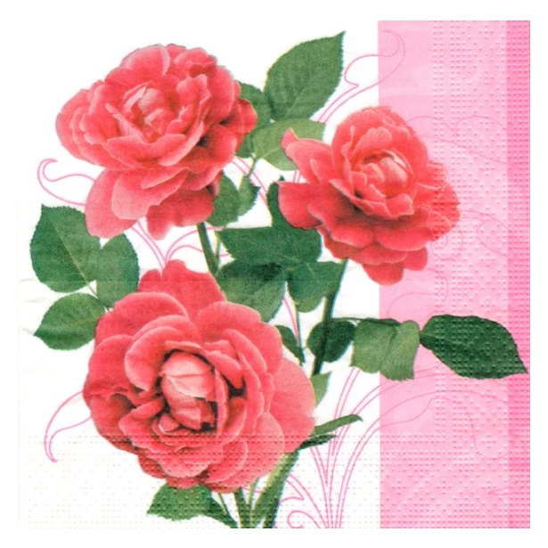 Serwetka - róże