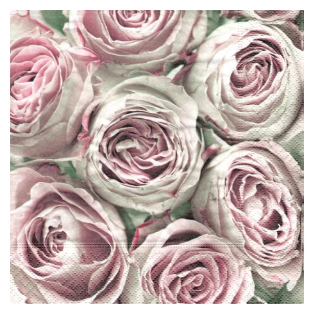 Serwetka -róże vintage