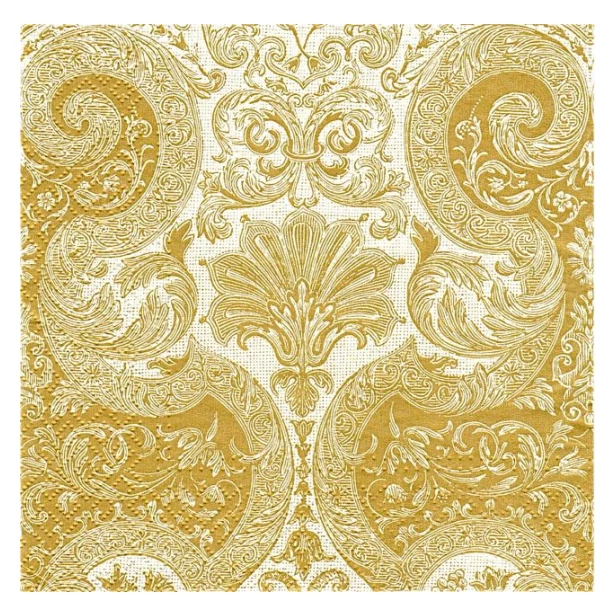 Serwetka -  ornament złoty