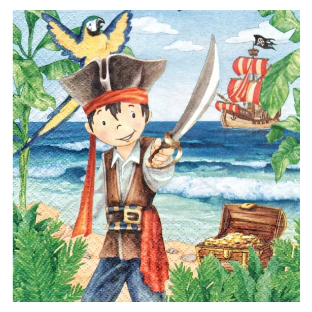 Serwetka - pirat