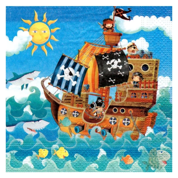 Serwetka  - statek piratów