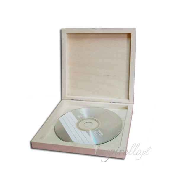 Kasetka na CD z kołkiem - 14,5x14,5x2,7cm