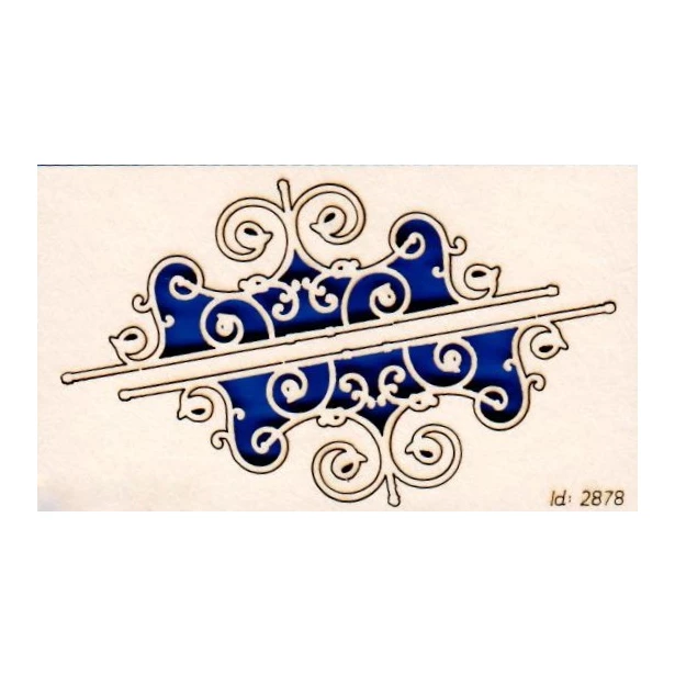 Ramka - tekturowe dekoracje 9,5x9,5 cm