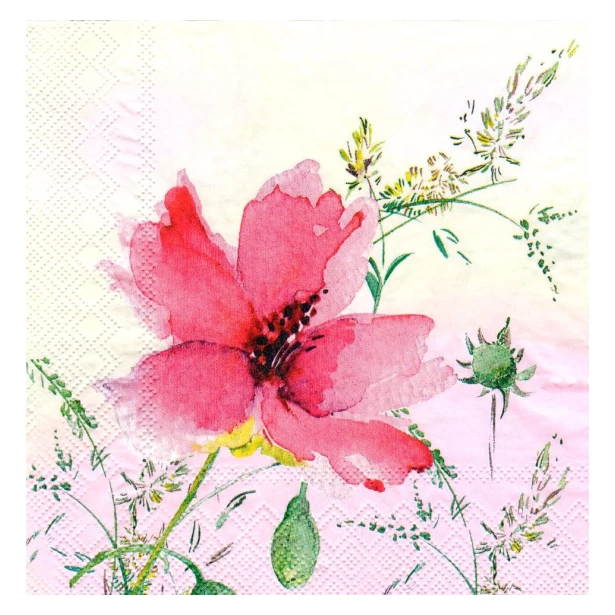 Serwetka - kwiat