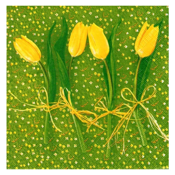 Serwetka - tulipany