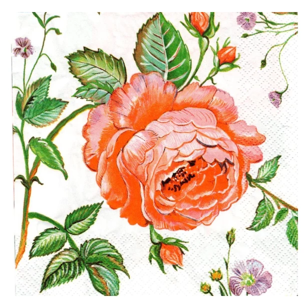 Serwetka - róża