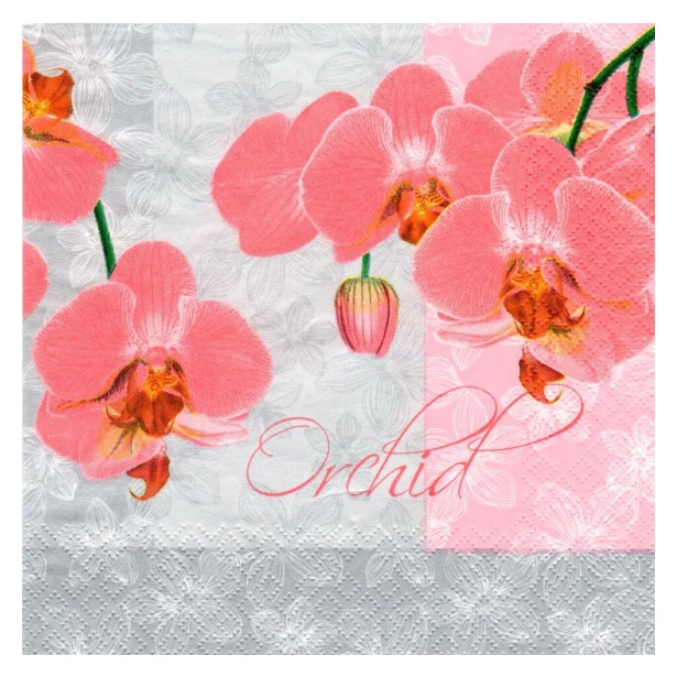 Serwetka - orchidea, storczyk