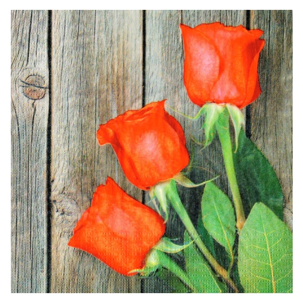 Serwetka - róże