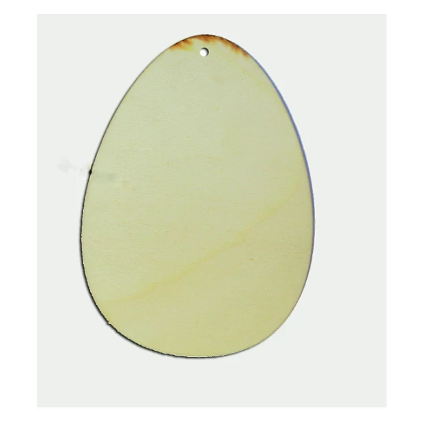 Jajko ze sklejki z jedną dziurką 14,5cm