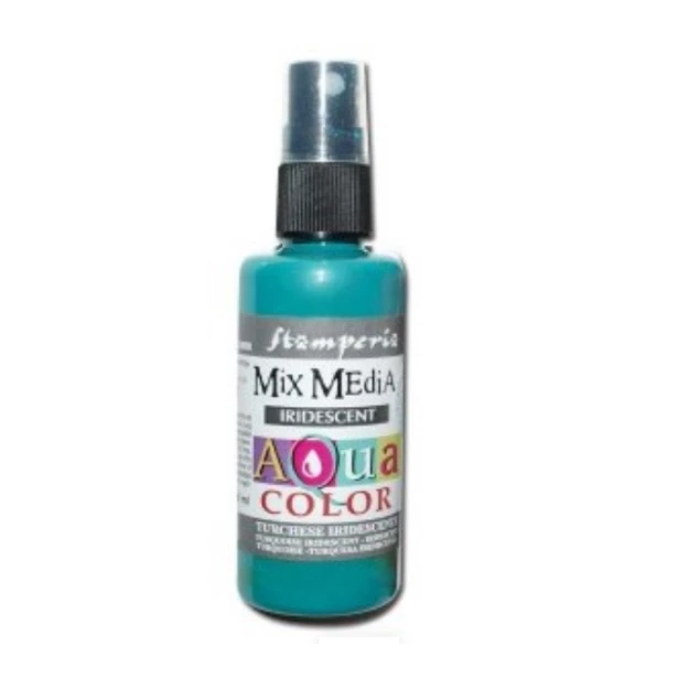 Farba w spray'u MIX MEDIA 60 ml  metaliczny turkusowy