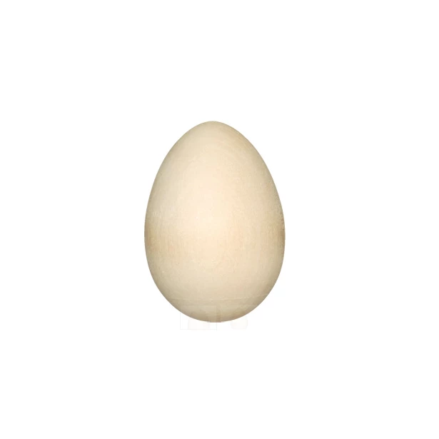 Jajko drewniane toczone - 6,3cm