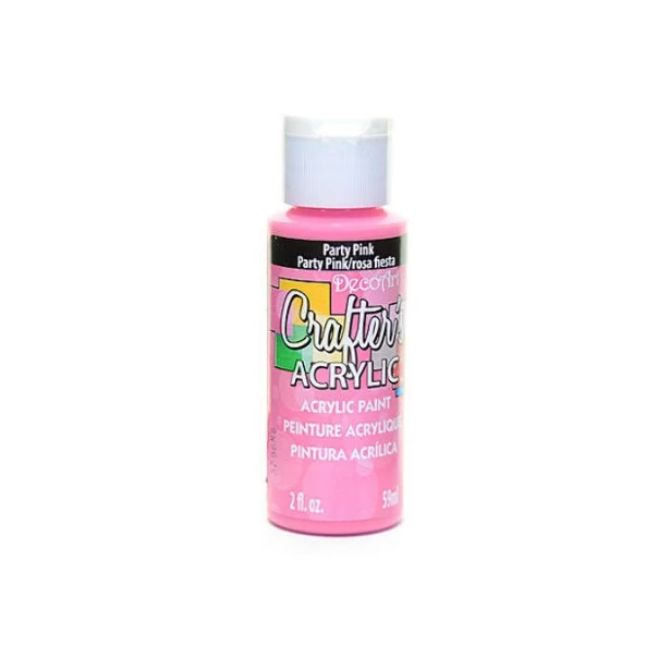 Farba akrylowa Crafter's Acrylic - Party Pink - 59 ml