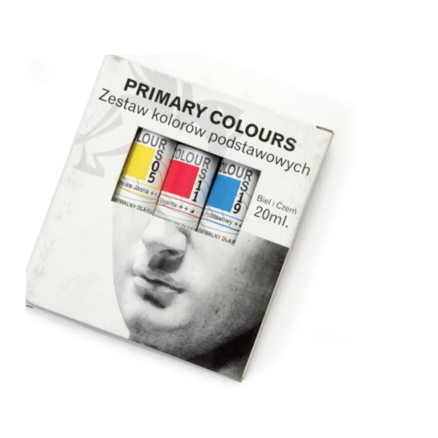 Farby akrylowe komplet Renesans Colours 5 kolorów