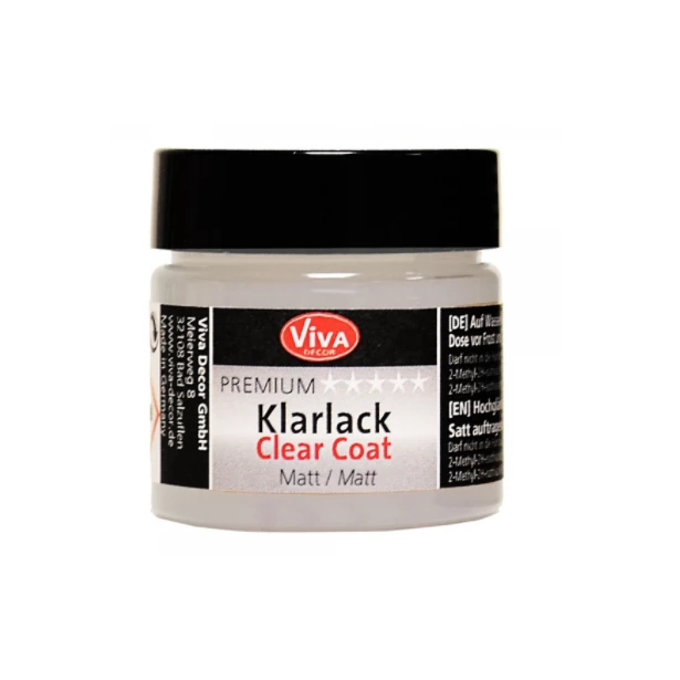Lakier matowy odporny na temperatury 50ml - Premium Klarlack