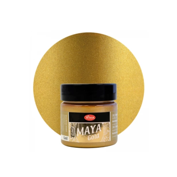 Maya Gold - Farba metaliczna 45ml ZŁOTO