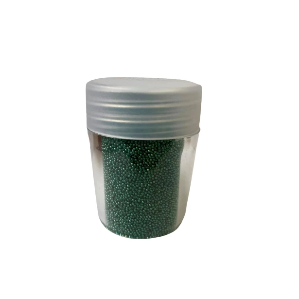 Mikrokulki szklane bulion metalizowane ciemna zieleń 0,6-0,8mm - ok. 20ml