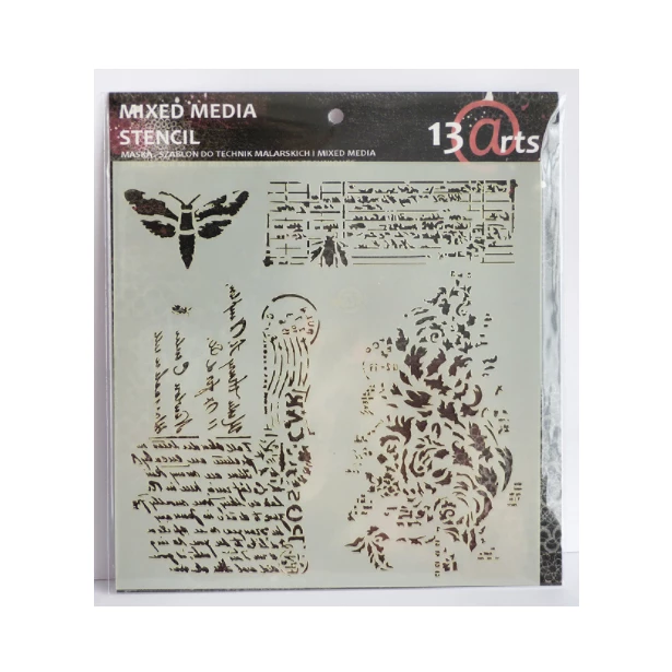 Szablon Maska 15x15cm - Post card/Pocztówka