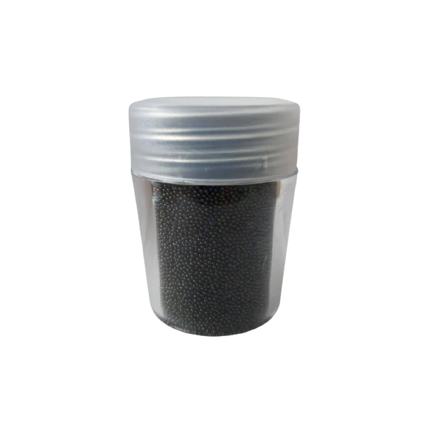 Mikrokulki szklane bulion czarna benzynka 0,6-0,8mm - ok. 20ml