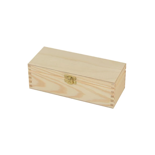Drewniane pudełko  prostokątne -  24x10,5cm